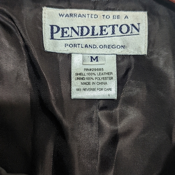 Pendleton Leather Jacket - Picture 4 of 6